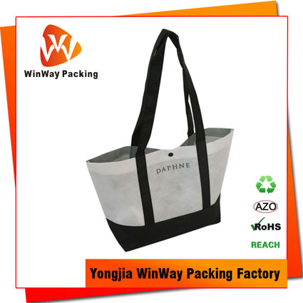 NW-167 Handle Reinforced Recycled Non Woven Shopping Bag TNT