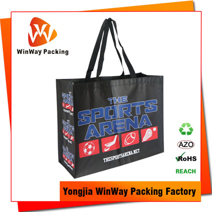 PNW-094 USA market recycled pp non woven bags with customized logo printing
